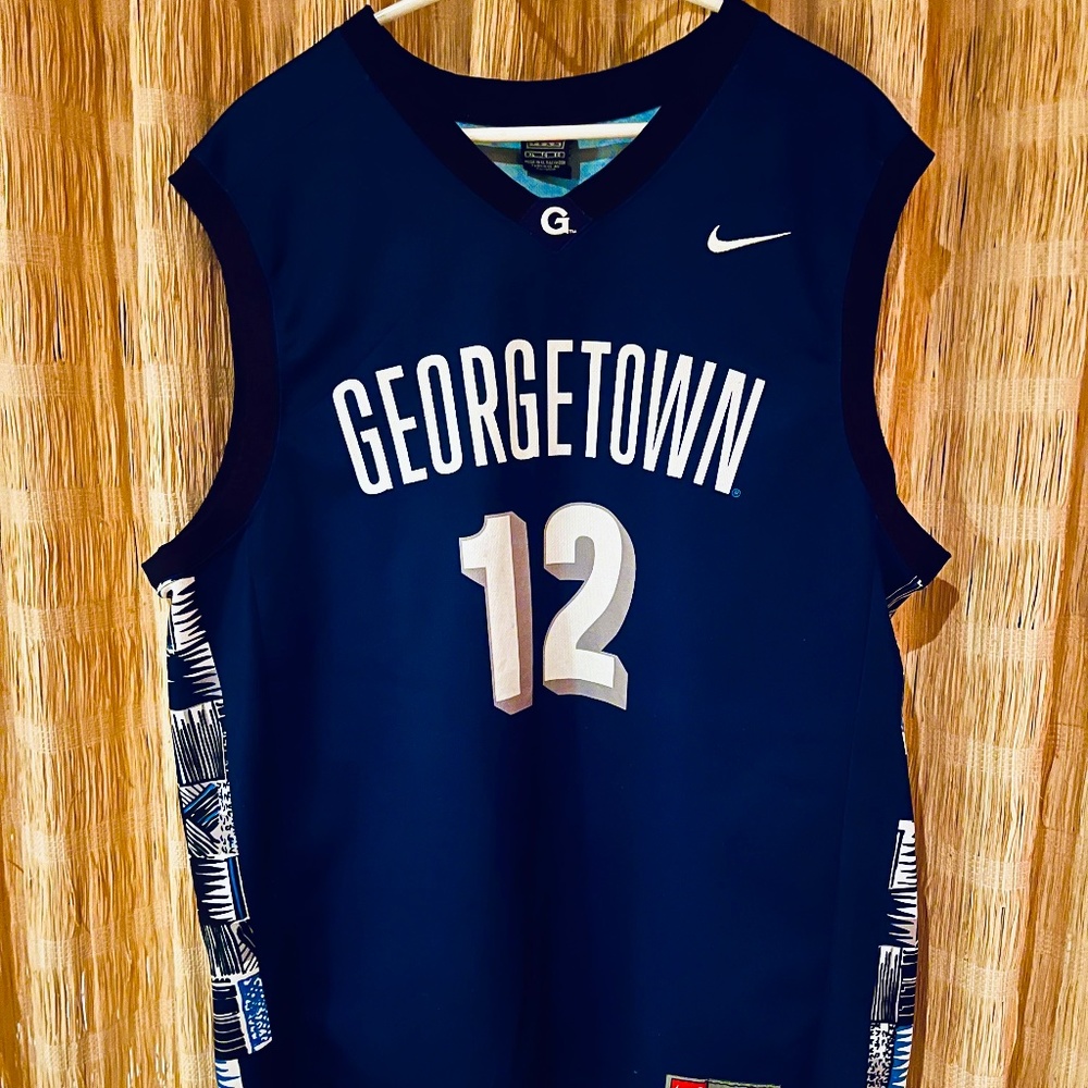 RARE GEORGETOWN HOYAS HOOPS JERSEY